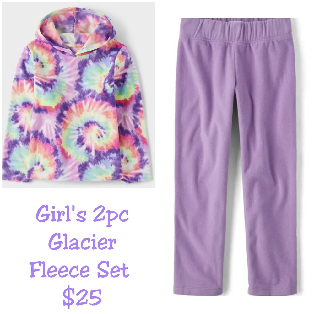 Girl's 2pc Glacier Fleece Set-XXL(16)
